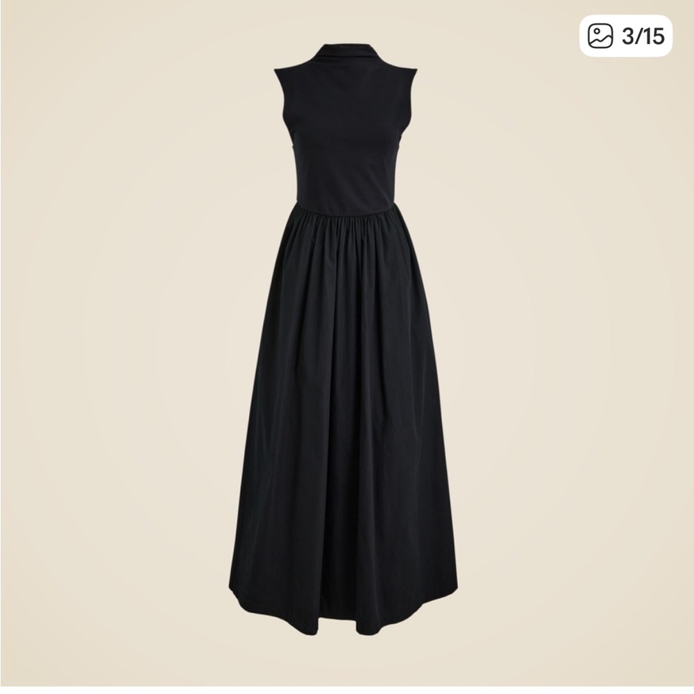 J. Crew Black Maxi Dress